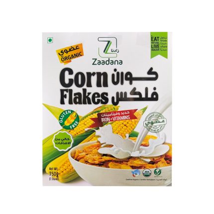 Organic Corn Flakes, 750 g